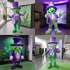 Lavendel Leprechaun maskot...