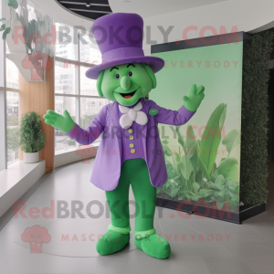 Lavendel Leprechaun maskot...