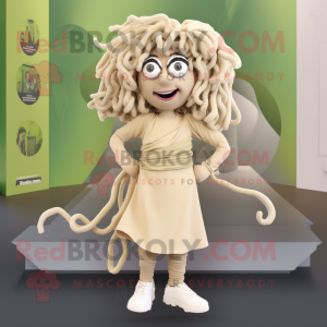 Beige Medusa mascotte...