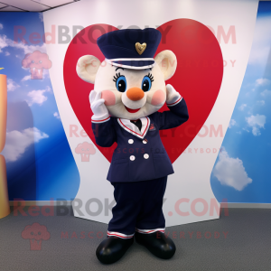 Navy Arrow Of Love maskot...