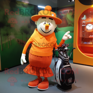 Postava maskota Orange Golf...