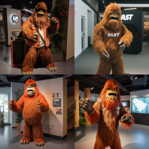 Rust Sasquatch mascotte...