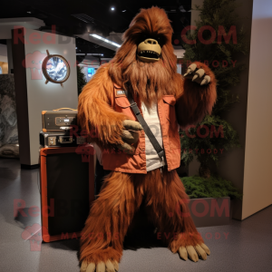 Rust Sasquatch mascotte...