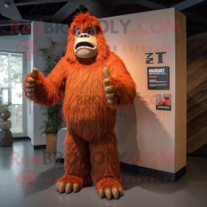 Rust Sasquatch mascotte...