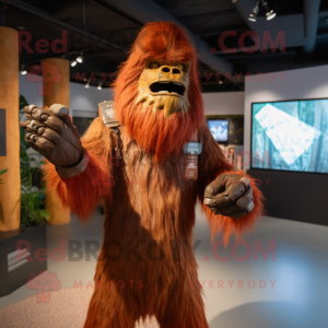 Rust Sasquatch mascotte...