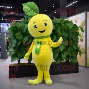 Sitrongul bønnestilk maskot...