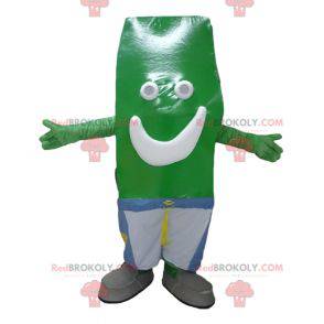 Giant fries green man mascot - Redbrokoly.com