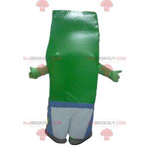 Mascote do homem verde de batata frita gigante - Redbrokoly.com