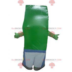 Mascotte reuze frietjes groene man - Redbrokoly.com