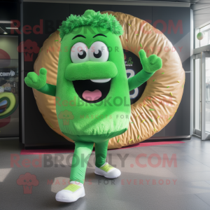 Green Donut mascotte...