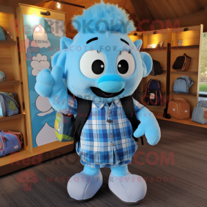 Postava maskota Sky Blue...