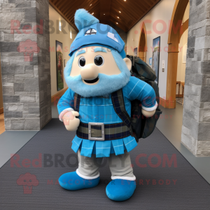 Postava maskota Sky Blue...