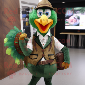 Forest Green Turkey maskot...