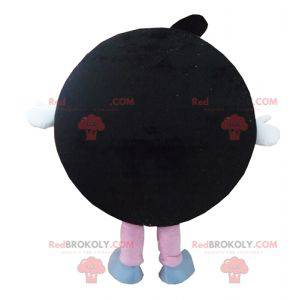 Mascotte d'Oréo de gâteau noir tout rond - Redbrokoly.com