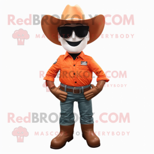 Orangefarbener Cowboy...