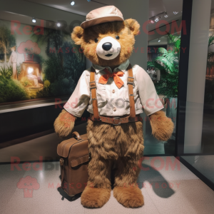 Postava maskota Teddy Bear...
