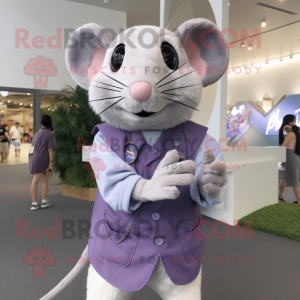 Mascotte de Rat Lavande...