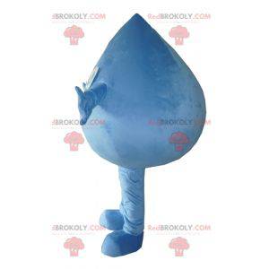 Mascote gigante de queda d'água azul - Redbrokoly.com
