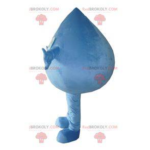 Giant blue water drop mascot - Redbrokoly.com