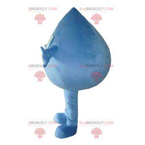 Riesiges blaues Wassertropfenmaskottchen - Redbrokoly.com