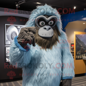 Blue Sasquatch mascotte...