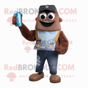 Brown Soda Can mascotte...