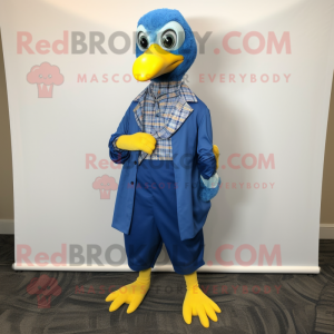 Blue Hens mascotte kostuum...