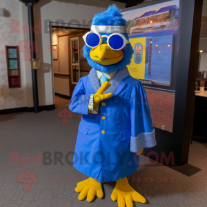 Blue Hens mascotte kostuum...