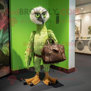 Lime Green Vulture maskot...