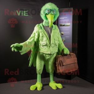 Lime Green Vulture maskot...