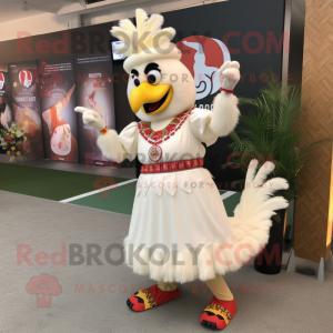 Cream Roosters maskot drakt...