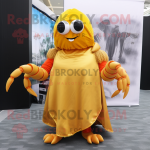 Gouden Hermit Crab mascotte...