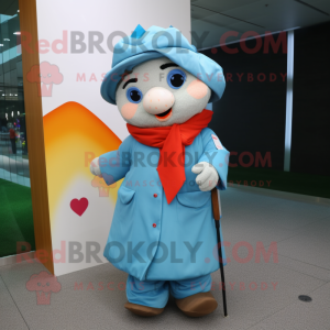 nan Arrow Of Love mascot costume character dressed with a Coat and Wraps