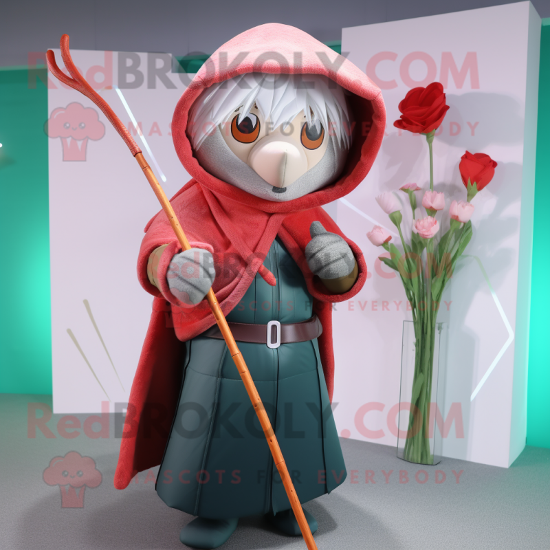nan Arrow Of Love mascot costume character dressed with a Coat and Wraps nan Arrow Of Love mascot costume character dressed with a Coat and Wraps