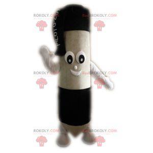 Mascotte de stylo bille noir et blanc géant - Redbrokoly.com