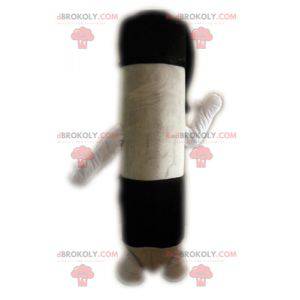 Mascotte de stylo bille noir et blanc géant - Redbrokoly.com