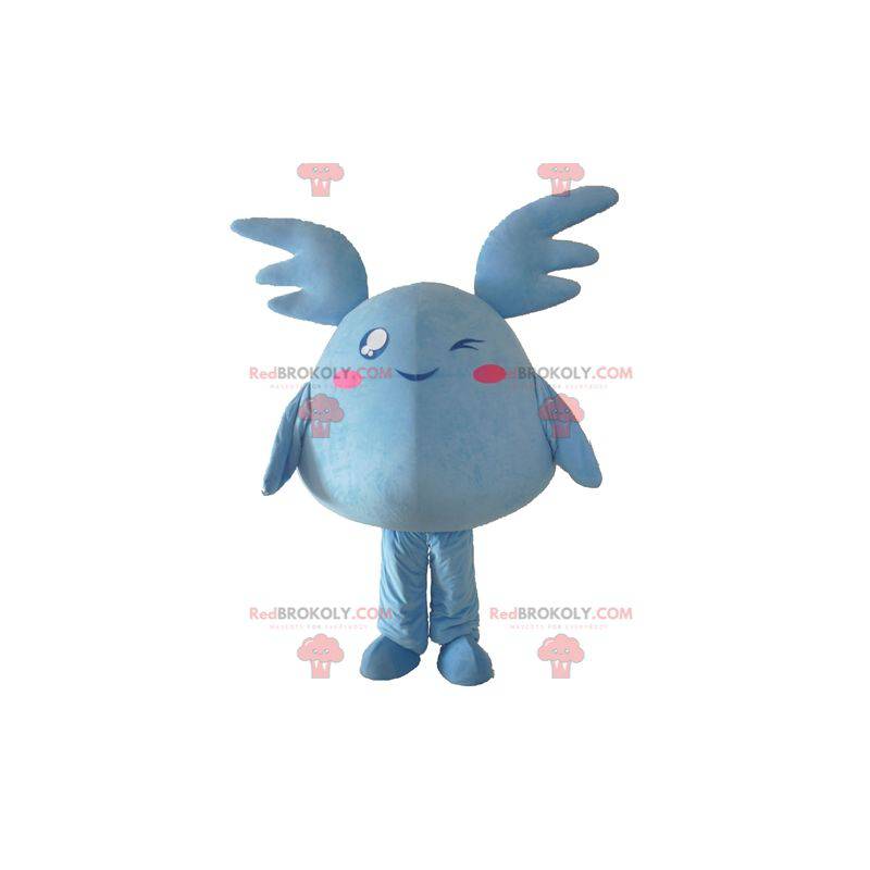 Mascotte de Pokémon bleue de peluche bleue géante -