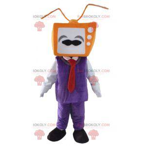 Hombre mascota con la cabeza en forma de TV - Redbrokoly.com