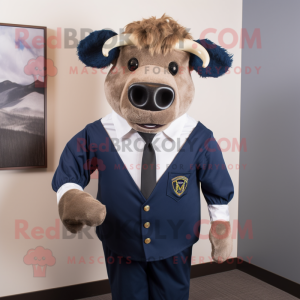 Navy Buffalo maskot drakt...