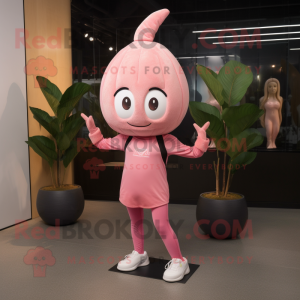 Pink Mango mascotte kostuum...