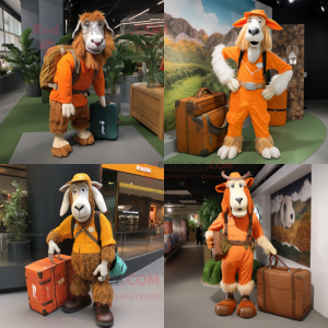 Oransje Boergeit maskot...