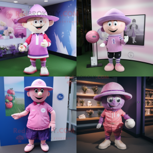 Lavendel Pink maskot...