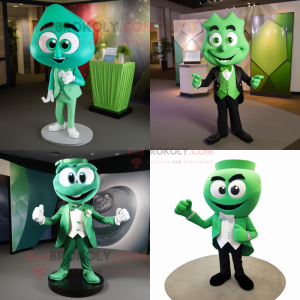 Grön förlovningsring maskot...