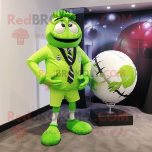 Lime Green Rugby Ball...