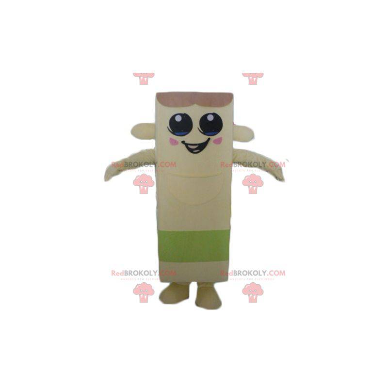 Mascot beige and green giant fries - Redbrokoly.com