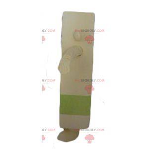 Maskottchen beige und grüne Riesenpommes - Redbrokoly.com