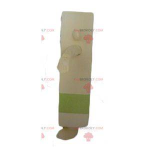 Maskottchen beige und grüne Riesenpommes - Redbrokoly.com