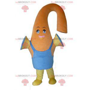 Orange Schneemann Maskottchen bunte Kreatur - Redbrokoly.com