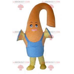 Orange Schneemann Maskottchen bunte Kreatur - Redbrokoly.com