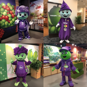  Grape maskot drakt...